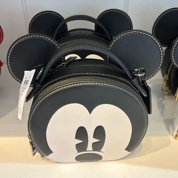 NWT COACH Disney X Coach Mickey Mouse Ear Bag Xbody Purse Measenger CM840 - Picture 2 of 10